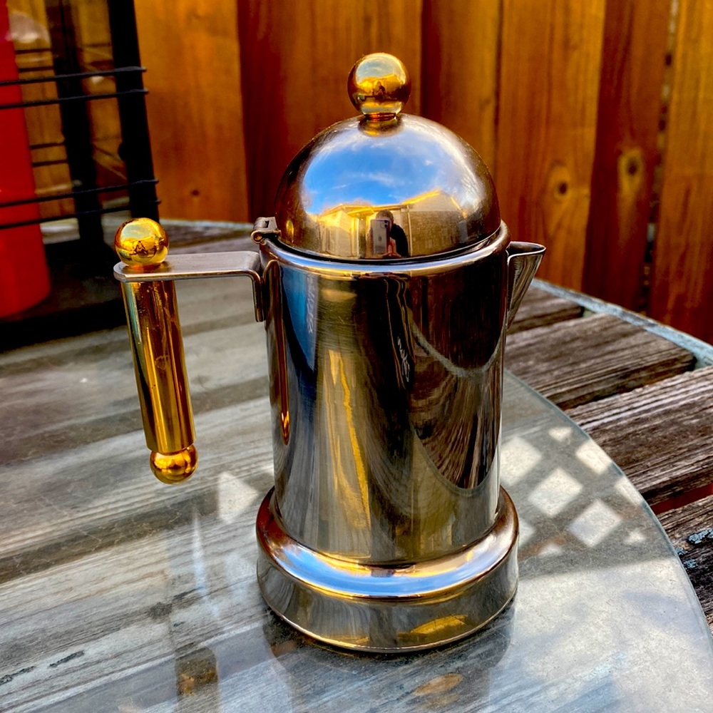 Mini Camp Backpacking or Novelty Coffee Pot from Italy